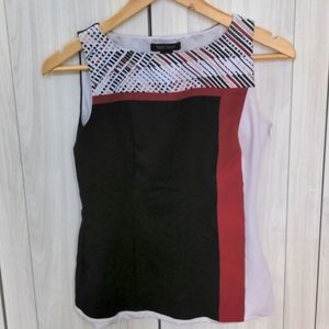 WHBM Embroidered Detail Top - Size 0